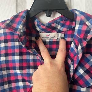 Vinyard vines flannel shirt